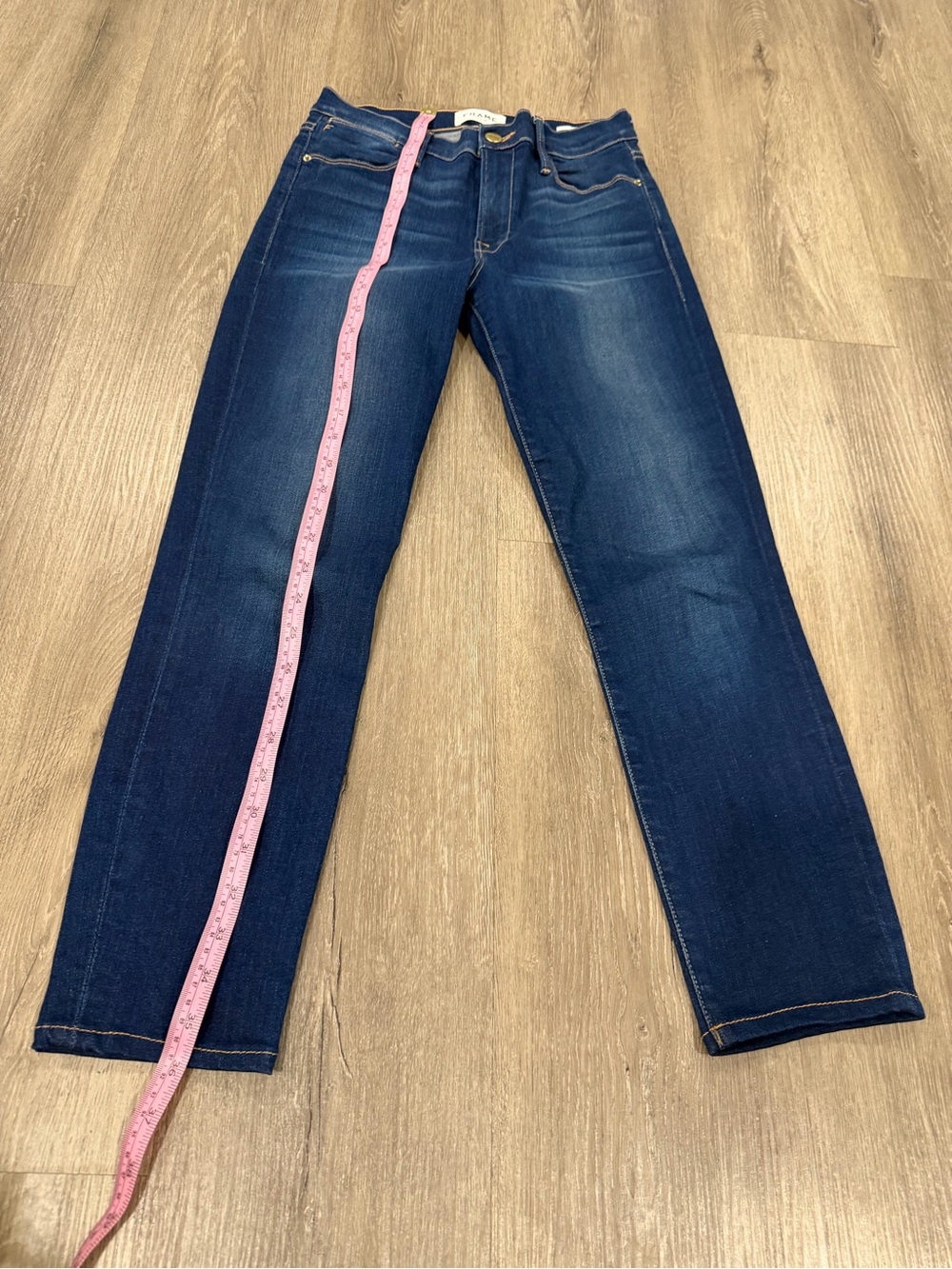 Frame Denim Dark Blue Skinny Jeans